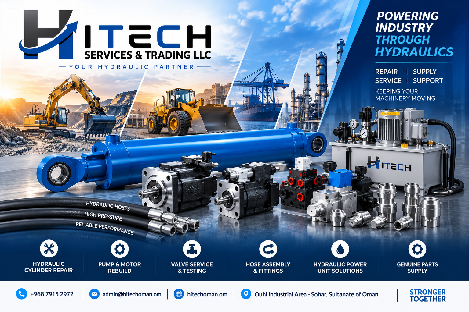 Hydraulic products and industrial applications